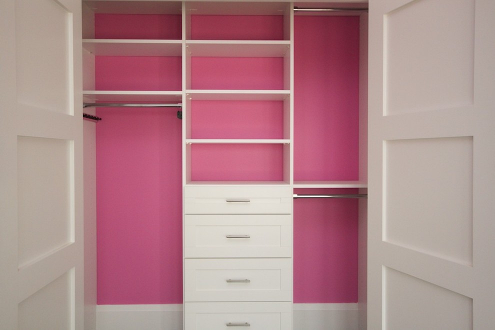 Transitional storage and wardrobe in Toronto.