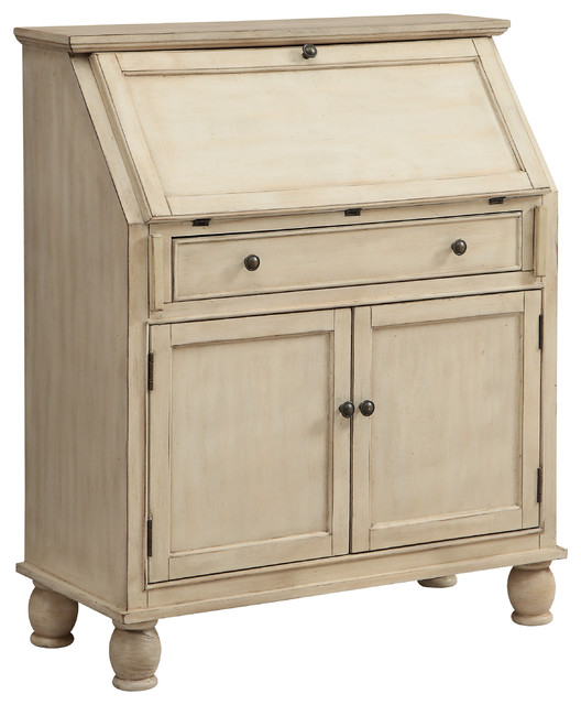 Milam Two Door One Drawer Drop Lid Cabinet With Power Farmhouse
