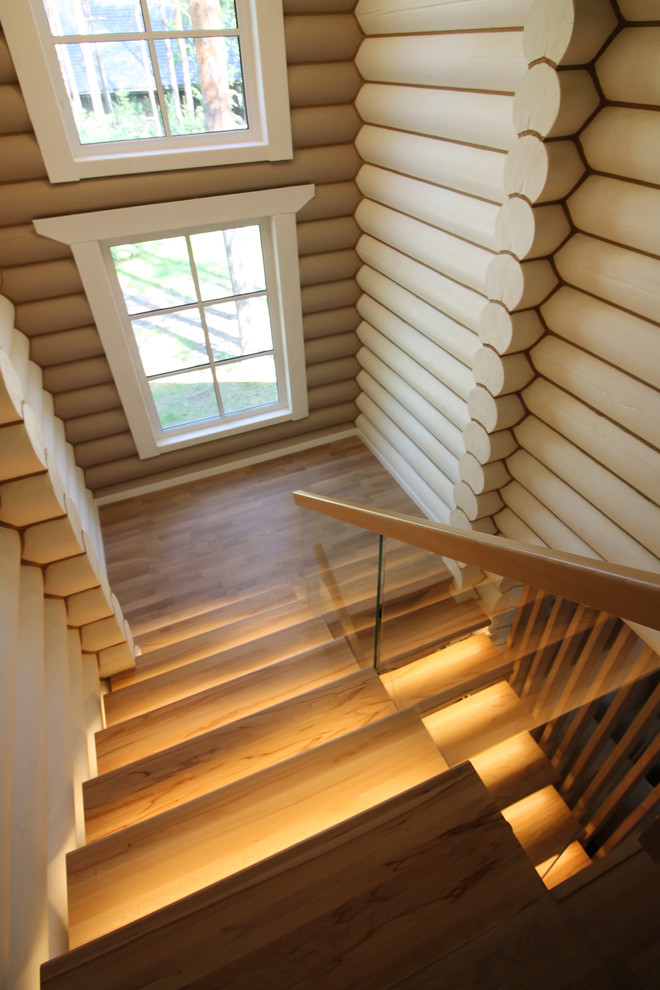 Срубовой коттедж 38 в п.Рощино, Ленинградская обл. Царство-Королевство