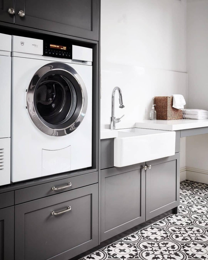 Design ideas for a modern laundry room.