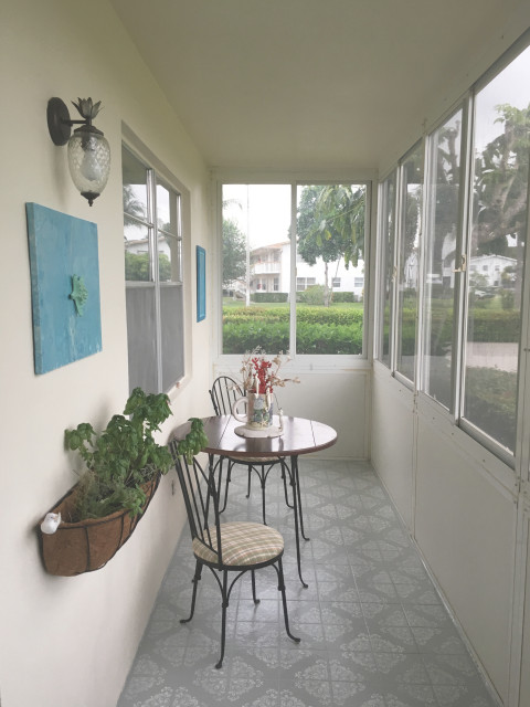 Tile Floor modern-veranda