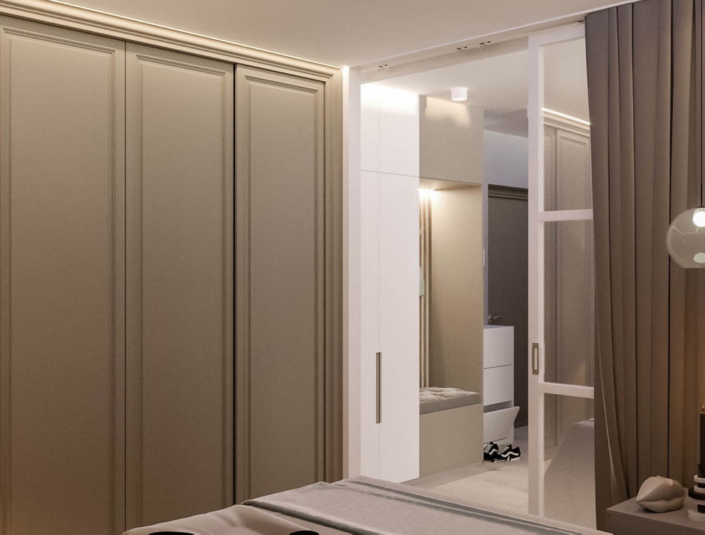 Квартира в современном стиле с теплыми тонами и уютной атмосферой