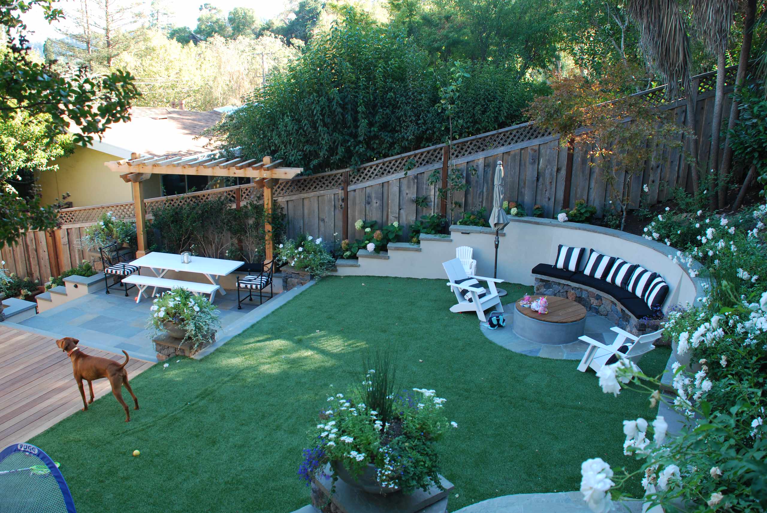 Terraced Backyard
