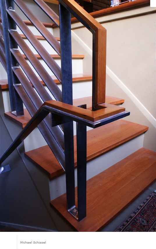 Contemporary staircase in Portland.