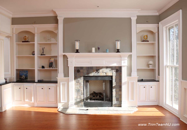Galeria Bookcases Wall Unith Built Ins Shelving Living Room Traditional Idea In New York