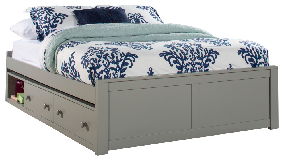 Hillsdale Pulse Wood Full Platform Bed With Storage
