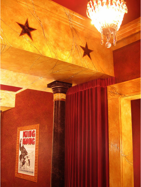 Art Deco Movie Palace Home Theater - Atlanta - by Visionary Mural Co ...
