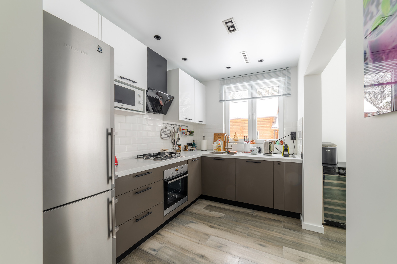 Дом в Назарьево 175 кв. м. Проектные решения 1-го этажа.