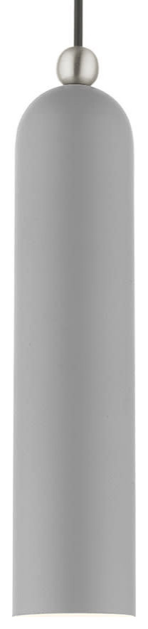 Livex Lighting 46751 Ardmore 5"W Mini Pendant - Nordic Gray