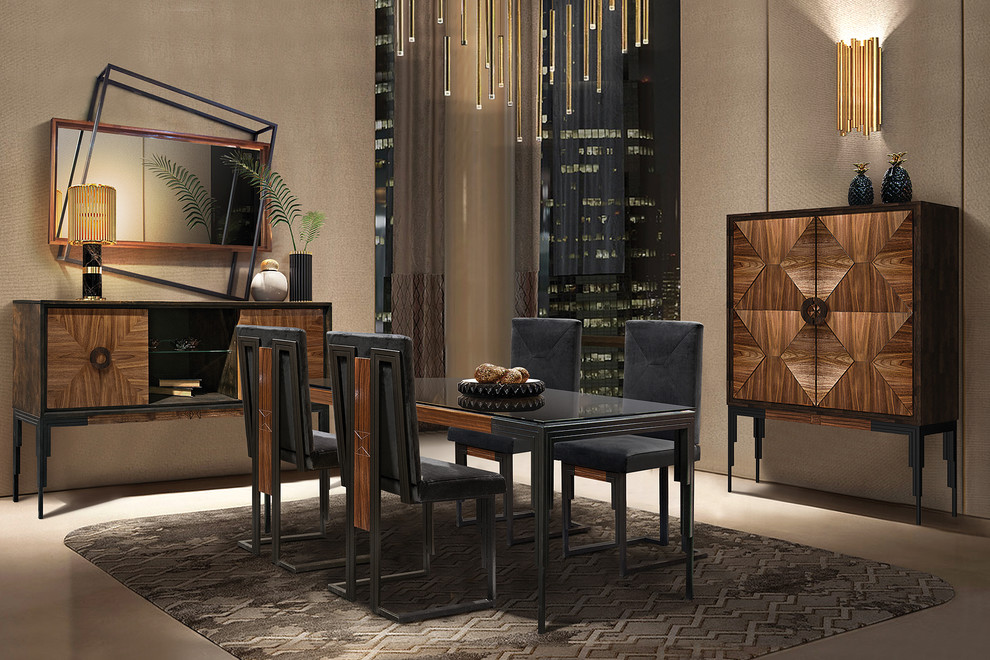 Элегантная гостиная BLACK из элитных пород дерева