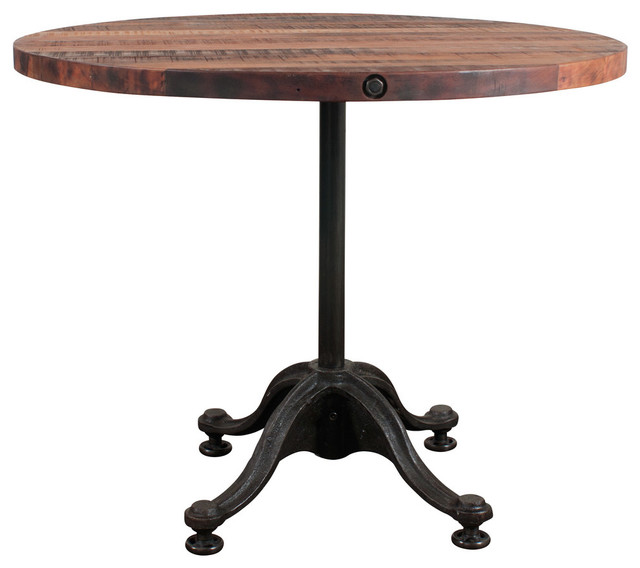 Pedro Reclaimed Wood 24 Round Dining Bistro Pedro Reclaimed Wood 24 Round Dining Bistro Table Tables By Nuevo