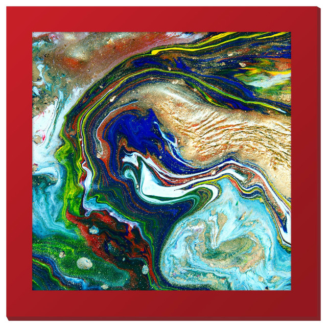 Grandeur Spotlight Wall/Floor Art, Italian Red, WM05023 Contemporary