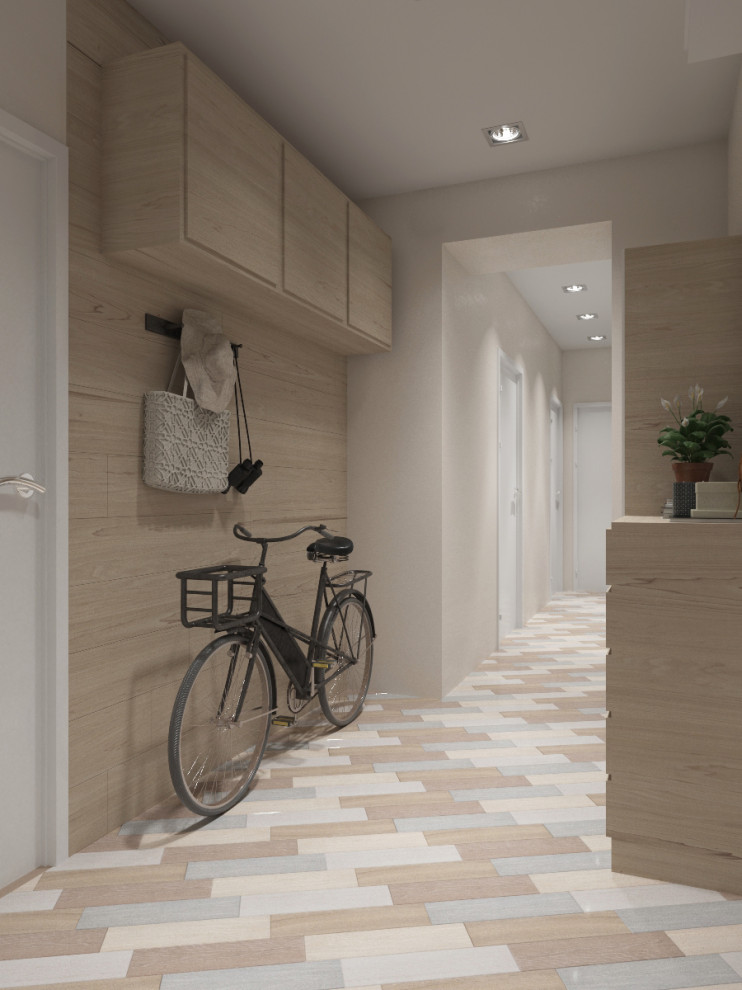 Маленькая квартира с эко-оттенком.