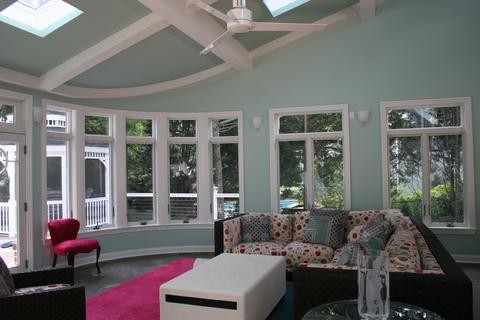 White Porch & Sunroom Build