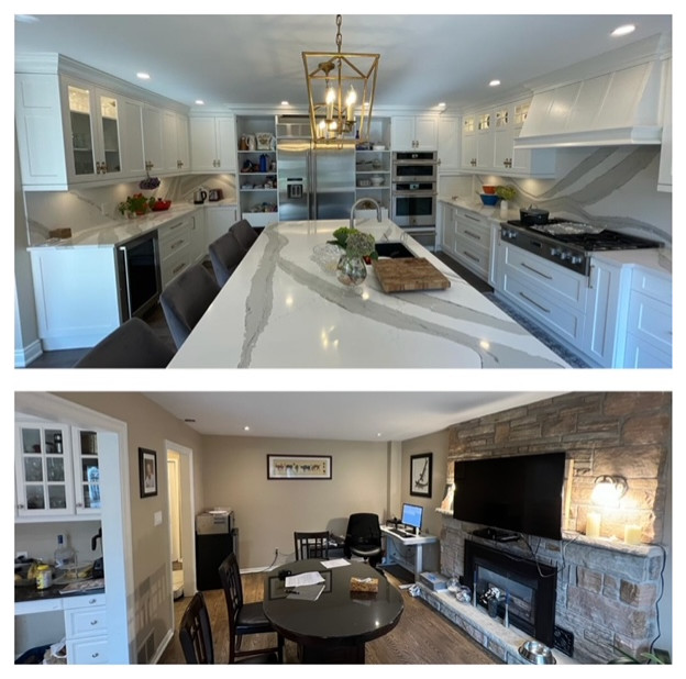 Complete Main Floor remodelling including removing a few load-bearing walls