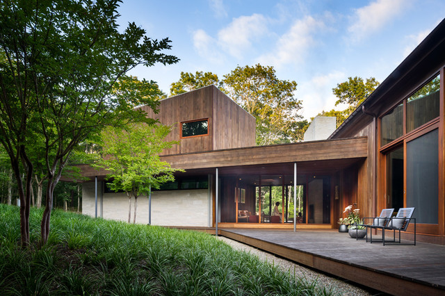 Watermill House contemporary-traedaeck