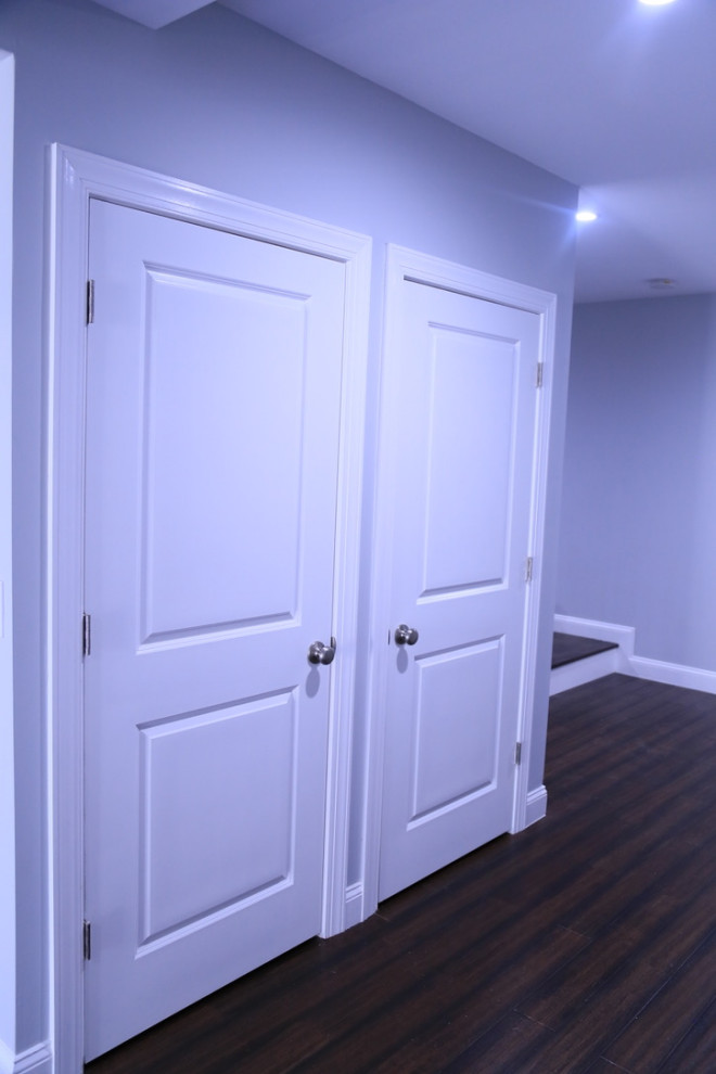Inspiration for a transitional basement remodel in DC Metro