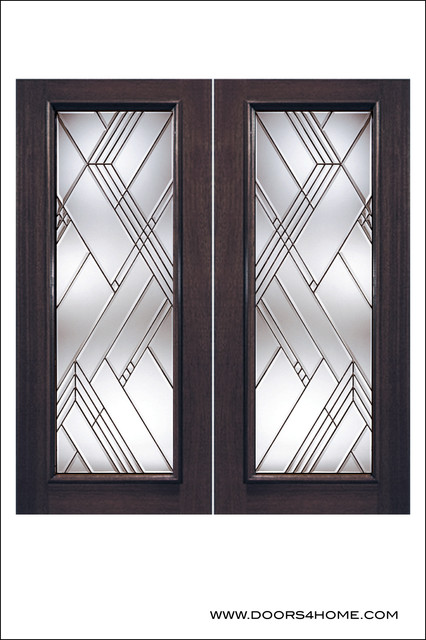 Exterior And Interior Beveled Gl Doors Model 800
