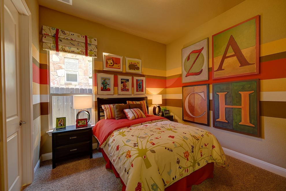 This is an example of a contemporary kids' room in Austin.
