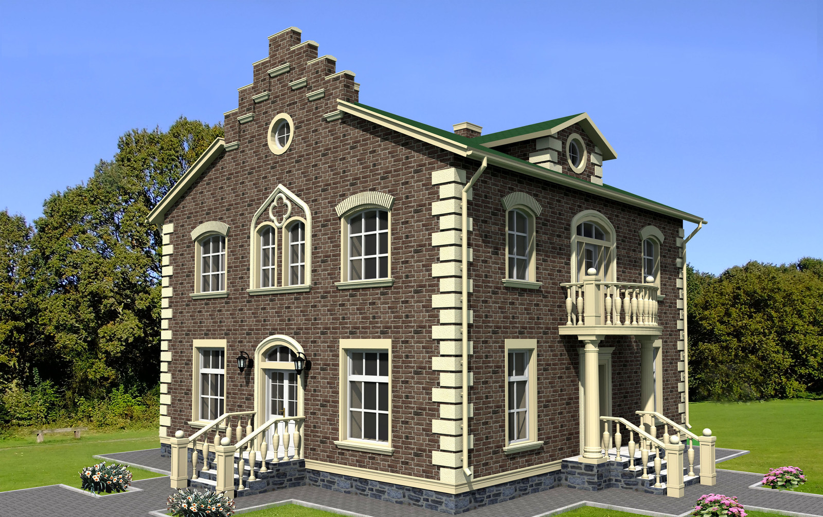 Жилой дом в английском стиле