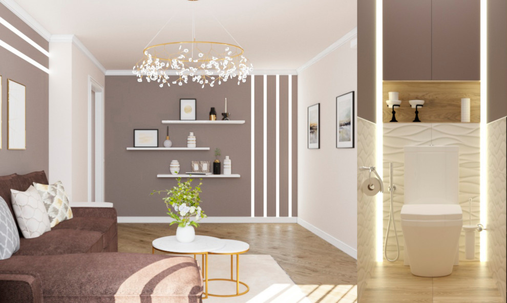 3-комнатная квартира " Шоколадное настроение"