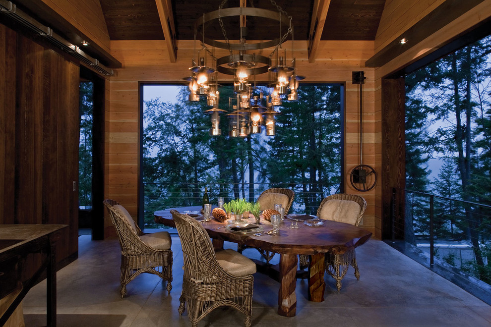 Deck - rustic deck idea in Austin