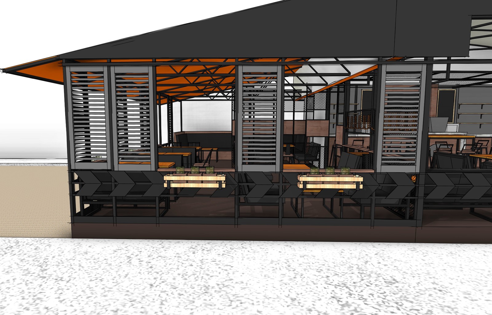 Проект открытого ресторана Harley на набережной