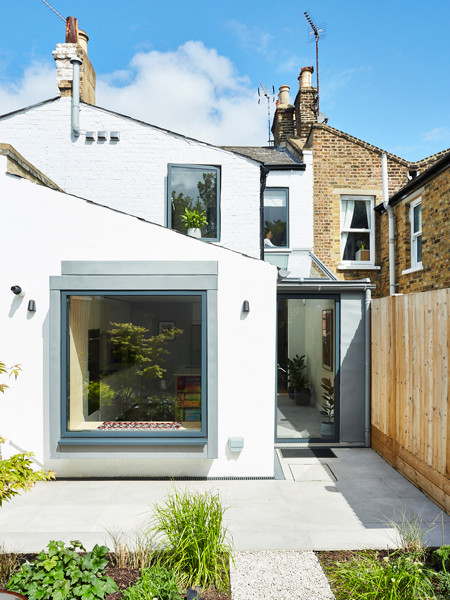 1. Rear elevation victorian-exterior