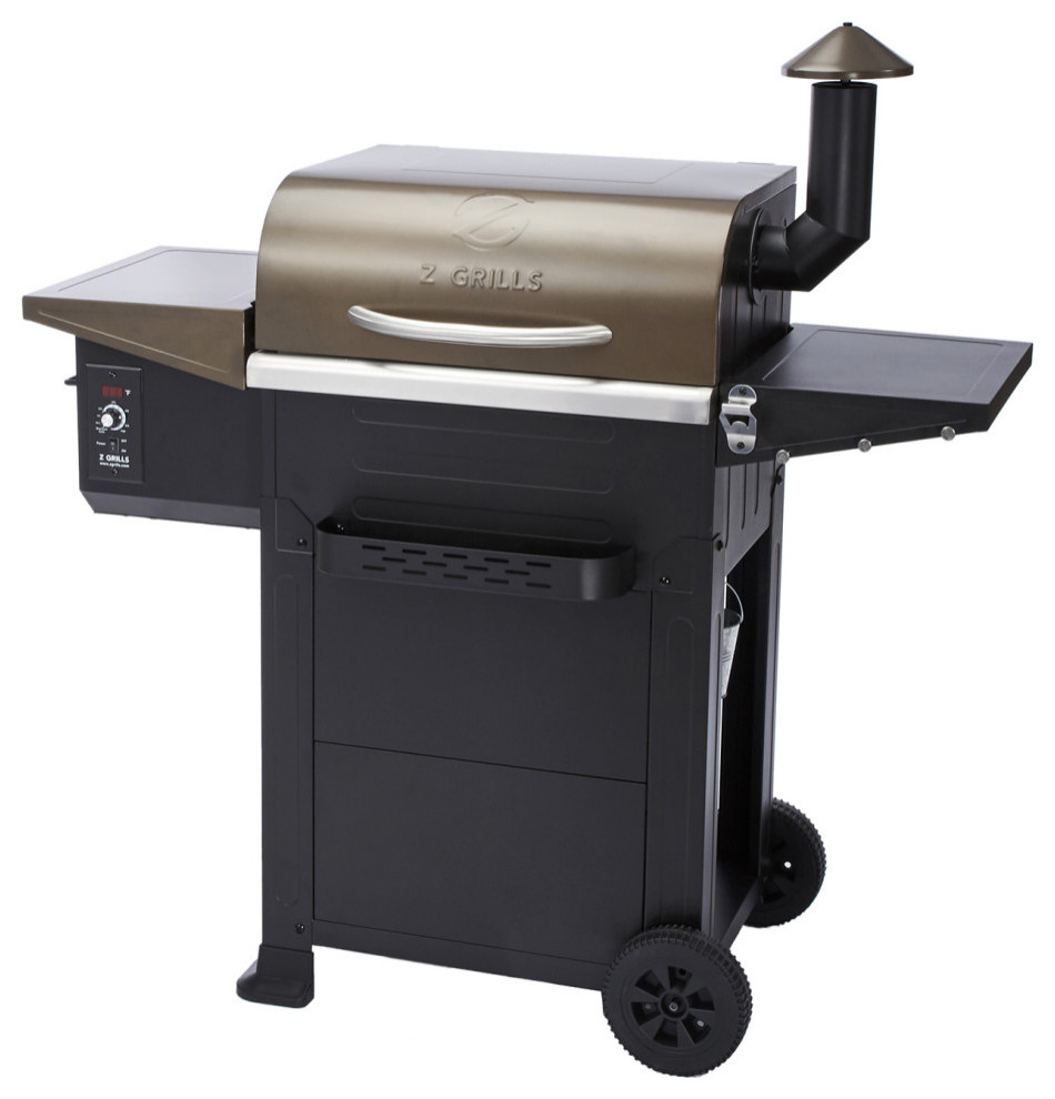 Z GRILLS ZPGL6002B Wood Pellet Grill BBQ Smoker Digital Control
