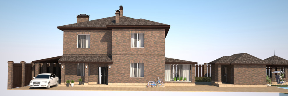 Дом с террасой в г. Ростов-на-Дону