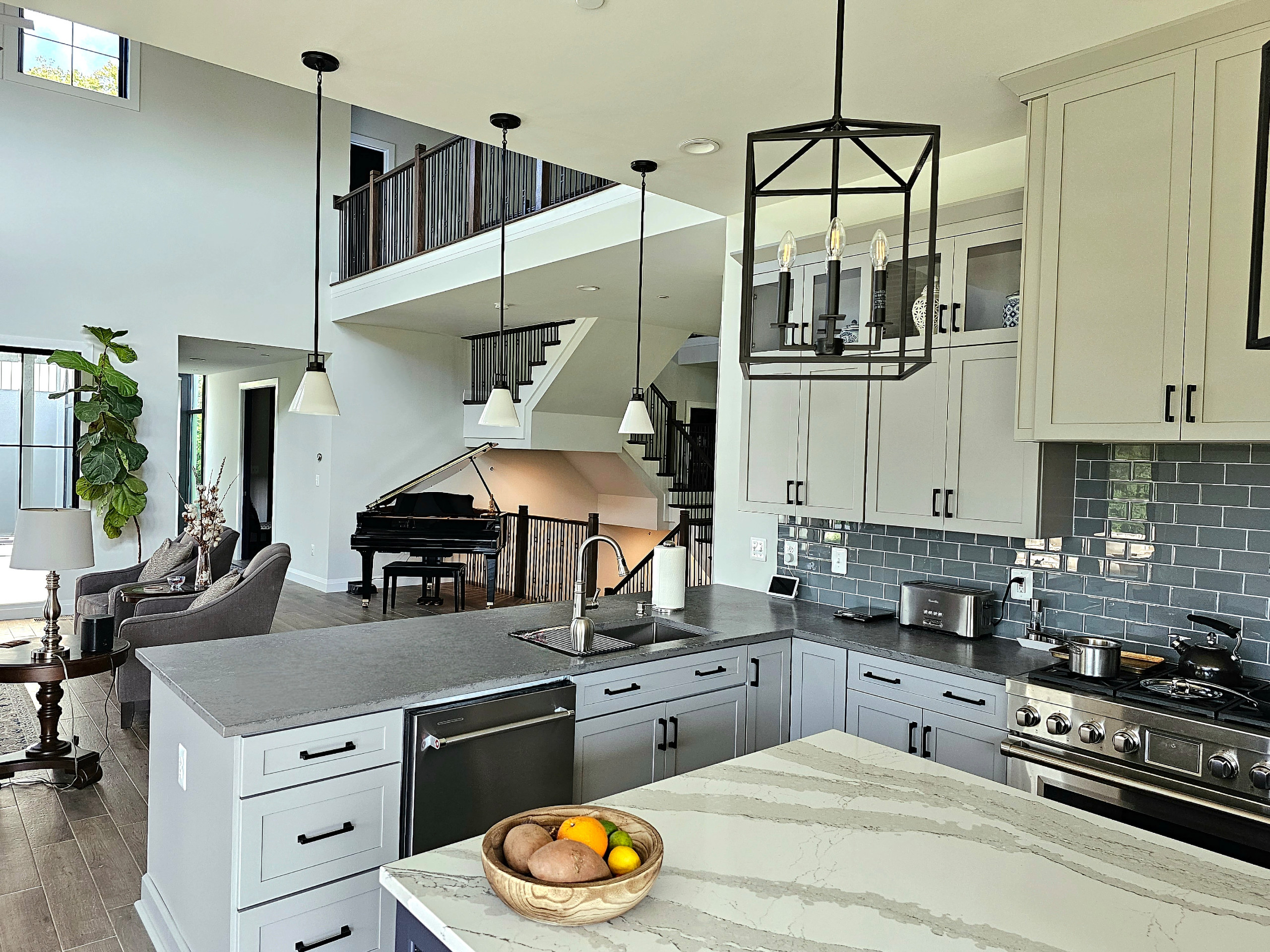109_Impressive Floating Staircase in Countryside Retreat, Upper Marlboro, MD