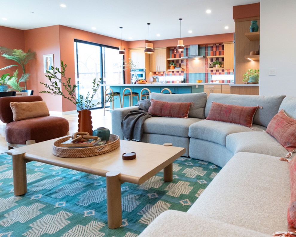 Santa Cruz Westside Modern Eclectic - Eclectic - Family Room - San ...