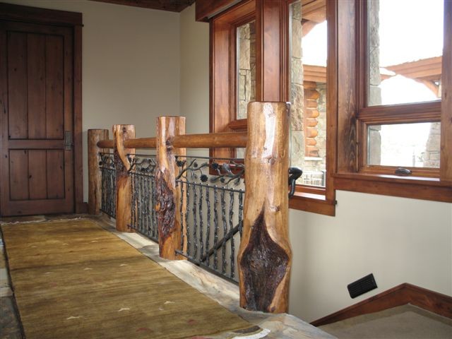 This is an example of a traditional staircase in Denver.