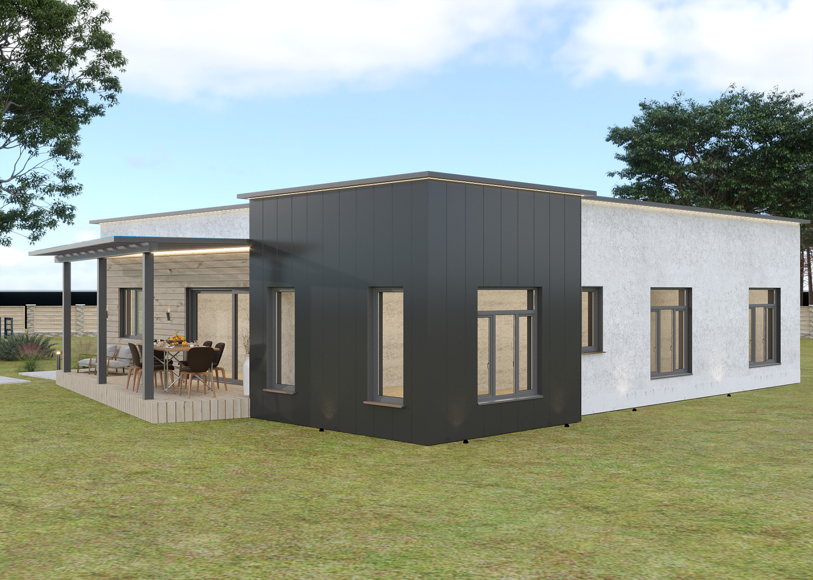 Проект дома в Санкт-Петербурге 200 м.кв