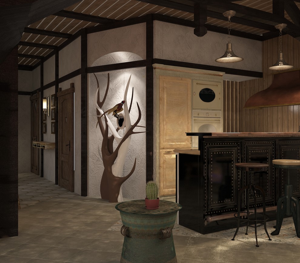 Охотничий домик в лесу