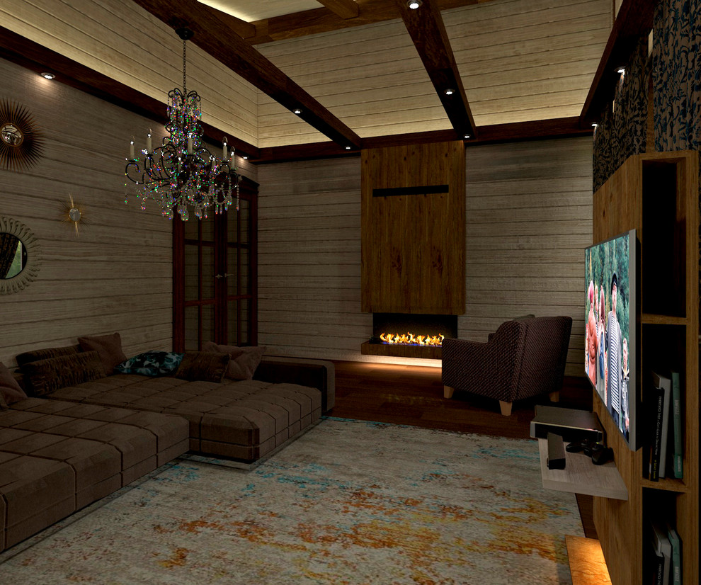 Проект части загородного дома в коттеджном поселке по Симферопольскому шоссе.