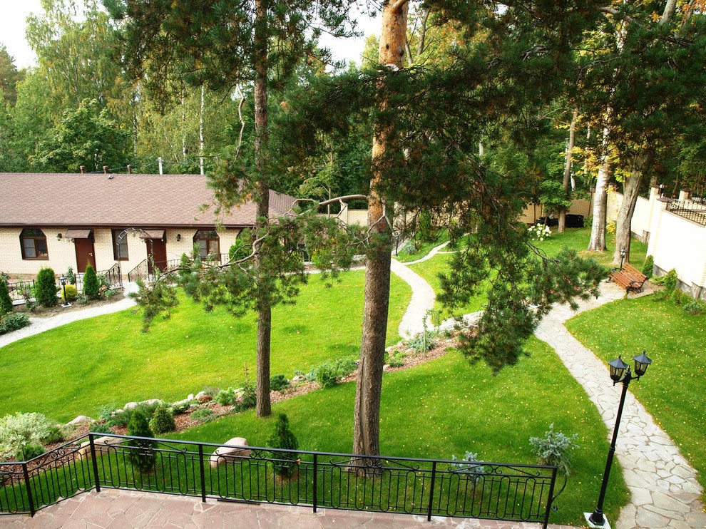 Террасный сад на склоне