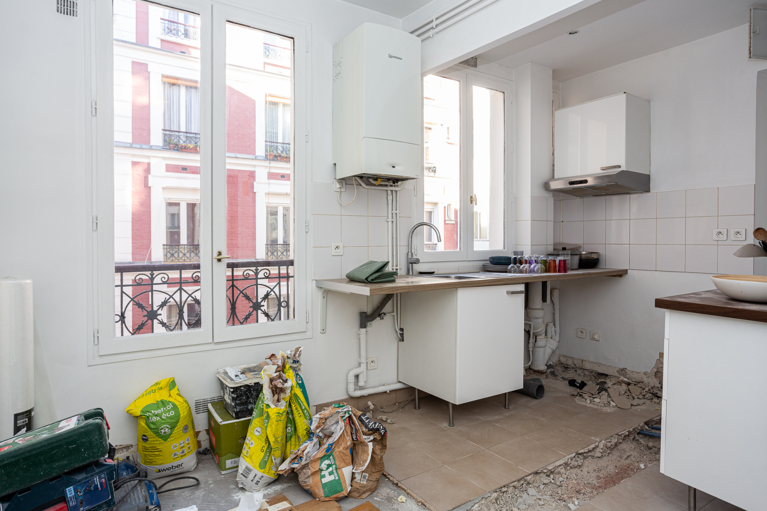 Une salle de bain raffinée dans moins de 4 m²