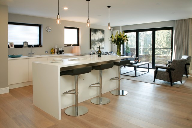 Luxury Apartment in Surrey contemporary-kitchen
