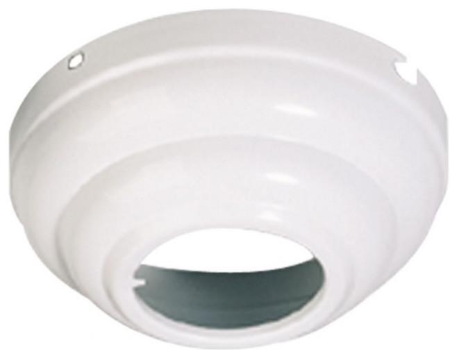 Slope Ceiling AdapterDeep BronzeMatte White Finish Downrods Traditional Ceiling Fan