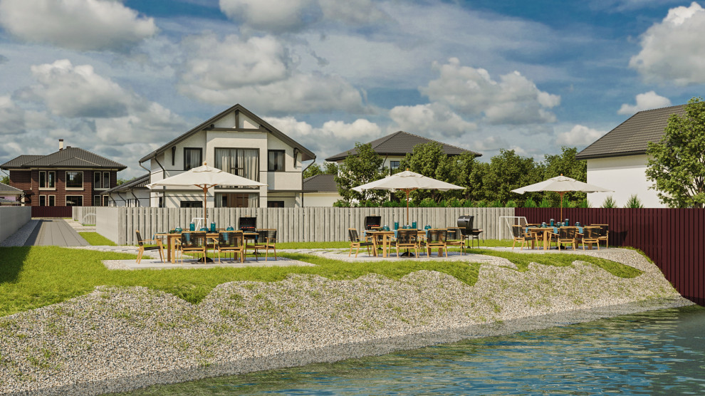 Build project. Cottege complex