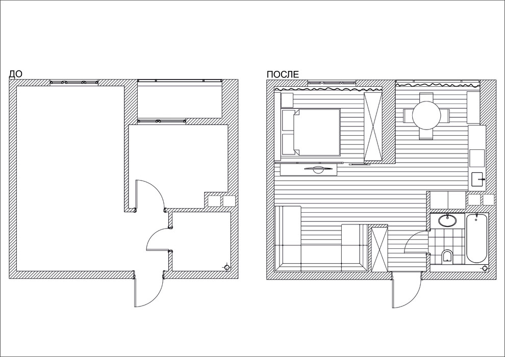 Проект однокомнатной квартиры
