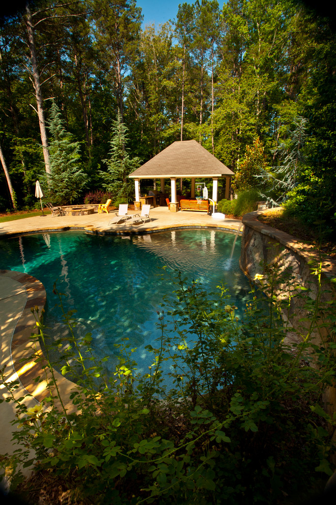 Photo of a traditional pool in Other.