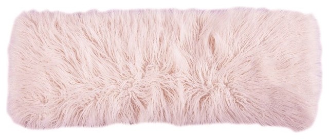 blush bolster pillow