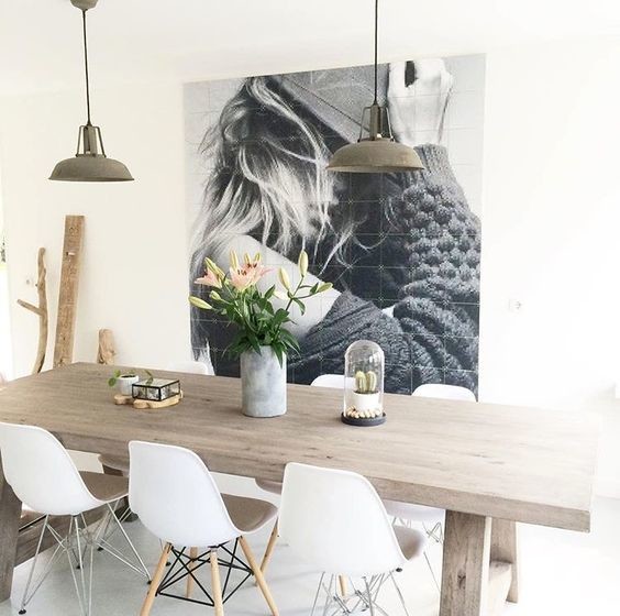 Фотография в интерьере / Черно-белые фотографии и скандинавский стиль