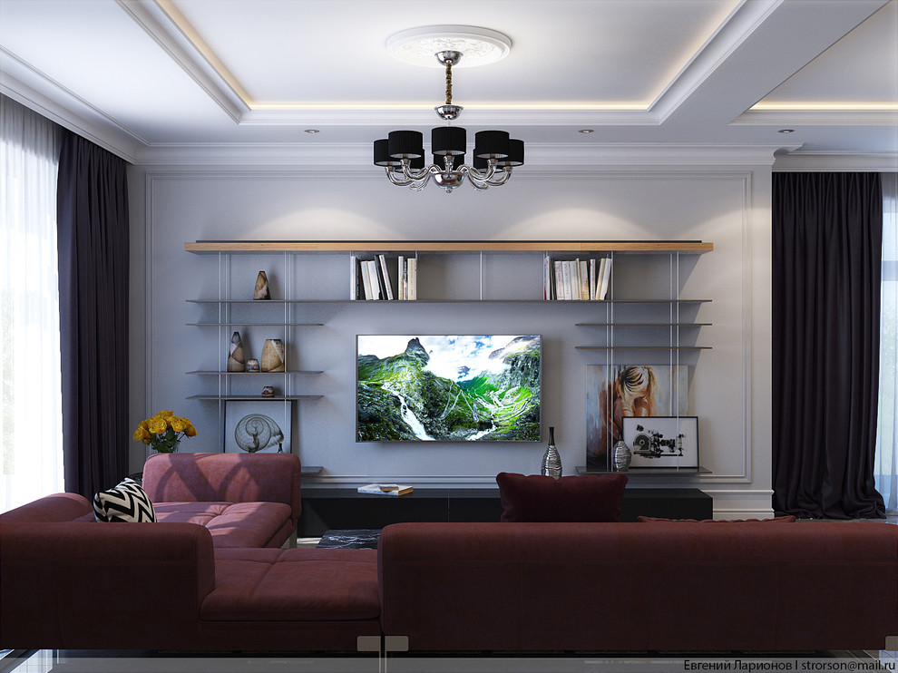 Интерьер дома в пригороде г.  Калининград.