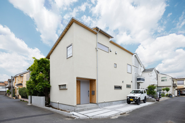 貫井南町の家 moderne-japonais-facade