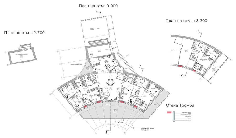 Индивидуальный жилой дом в сосновом лесу