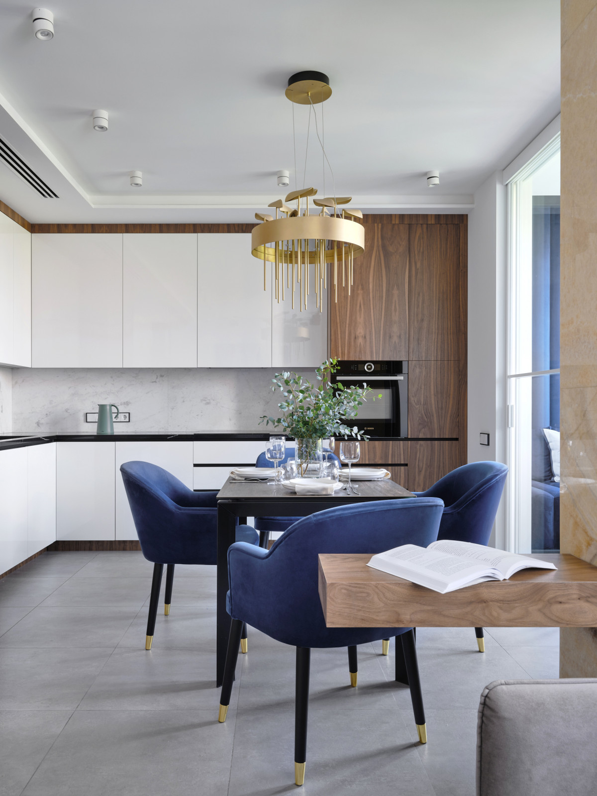 Гостиная в ЖК Наследие