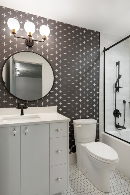 Honeysuckle transitional-bathroom